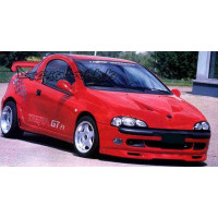 Тюнінгова накладка на передній бампер Opel Tigra