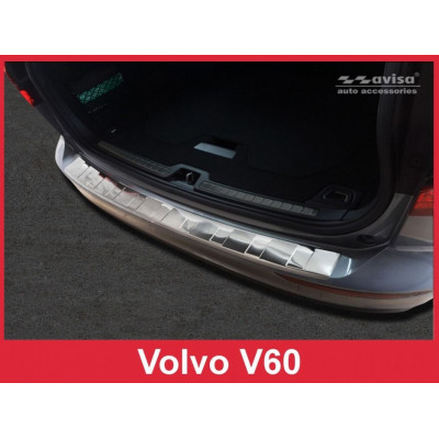 Захисна накладка на задній бампер Volvo V60 II