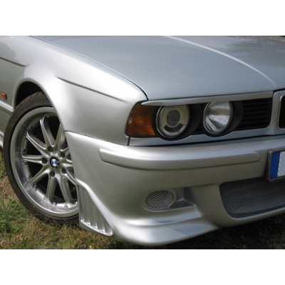 Вії (накладки на фари) BMW 5 E34 (скловолокно)