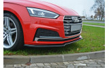 тюнінговий дифузор переднього бампера Audi S5/A5 S-line F5 Coupe/Sportback вер. 1