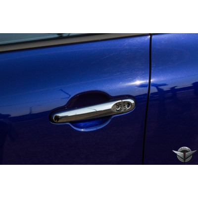 сталеві хром накладки на ручки дверей Nissan Juke