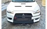 Накладка переднього бампера Racing Mitsubishi Lancer EVO X вер.2