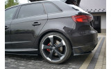 Бічні дифузори заднього бампера Audi RS3 8V Facelift Sportback