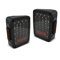 LED ліхтарі задні JEEP WRANGLER JK чорні