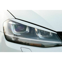 вії (накладки) на фари Volkswagen Golf 7