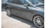 Комплект накладок на пороги Seat Leon MK3 FL Cupra / FR вер.5