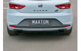 Накладка заднього бампера з ребрами Seat Leon 3 Cupra