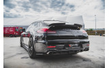 Центральна накладка заднього бампера Porsche Panamera Turbo 970 рестайл