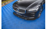 Тюнінг накладка на передній бампер Volvo S60 R-design MK3 вер.1