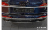 Захисна накладка заднього бампера Audi Q7 2 чорна