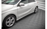 Тюнінгові накладки під пороги Mercedes A W176 вер. 1