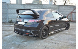 Центральний дифузор заднього бампера Honda Civic VIII S/R