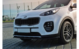 Тюнінгова накладка переднього бампера Kia Sportage mk4 GT-Line