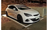 Накладка переднього бампера Opel Astra J OPC/VXR