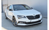 Тюнінгова спідниця переднього бампера Skoda Superb МК3 вер.3