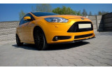 Спідниця тюнінг переднього бампера Ford Focus ST MK3 дорест.