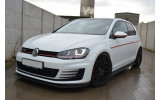 Бічні накладки на пороги Volkswagen Golf 7 GTI (широкі) вер.1