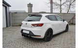 Дифузор заднього бампера Seat Leon III FR