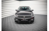 Тюнінг накладка переднього бампера VW Passat B8 рестайл