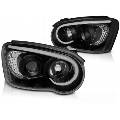 Тюнінг фари передні SUBARU IMPREZA II GD TUBE LIGHT чорні