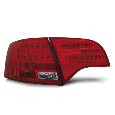 Діодні тюнінг ліхтарі (задні стопи) AUDI A4 B7 універсал, червоні