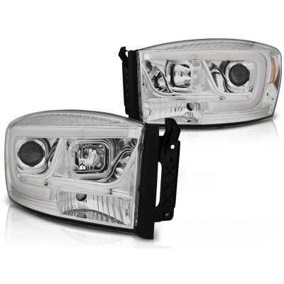 Тюнінг фари tube light передні Dodge Ram 2006-2008