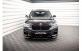 Тюнінгова накладка (дифузор) на передній бампер для BMW X3 G01 M40d/M40i/M-Pack вер. 2