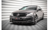 Тюнінгова накладка на передній бампер Mercedes-Benz C Coupe AMG-Line C204 вер. 1