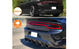 Дифузор заднього бампера Dodge Charger 2015-2021 srt oe style