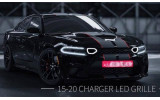 Радіаторні грати Dodge Charger (2015-2021) srt scat pack styl led