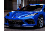 Дифузор переднього бампера Chevrolet Corvette (2020-...) v3r