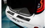 Чорна захисна накладка на задній бампер Kia Soul II EV (з 2 частин)