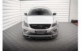 Тюнінгова накладка під передній бампер Volvo XC60 Mk1 R-Design післярестайл