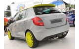 Дифузор заднього бампера Skoda Fabia II