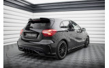 Центральна накладка на задній бампер Street Pro Mercedes-Benz A AMG-Line W176 рестайл