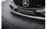 Передній дифузор під бампер Street Pro Mercedes-AMG C43 Coupe C205 рестайл