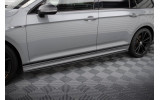 Тюнінгові накладки на бокові пороги Volkswagen Passat B8 рест. R-Line