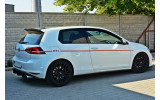 Дифузор заднього бампера Volkswagen Golf mk7 GTI