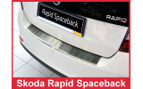 Захисна накладка на задній бампер Skoda Rapid Spaceback