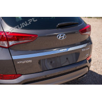 накладка на кришку багажника Hyundai Tucson (нижня)