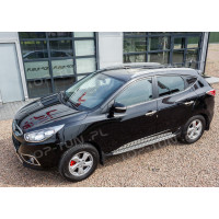 пороги (підніжки бічні) Hyundai IX35 в силі BMW