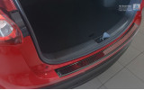 захисна накладка на бампер Mazda CX-5 чорна сталь+carbon red