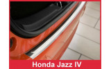 Накладка на бампер із загином Honda Jazz 4