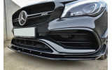 Спойлер переднього бампера Mercedes CLA A45 AMG C117 Fl вер.1