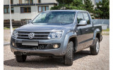 накладки протитуманок передніх Volkswagen Amarok (нержавіюча сталь)