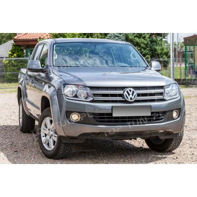 накладки протитуманок передніх Volkswagen Amarok (нержавіюча сталь)