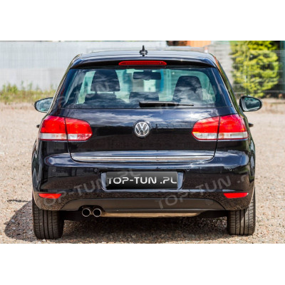 накладка на кришку багажника Volkswagen Golf 6 (нижня)