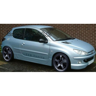 накладки на пороги Peugeot 206 (1996-...) 3 двері