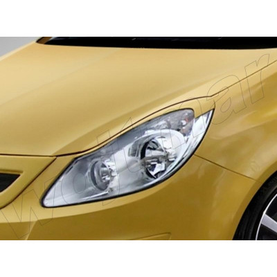 Вії (накладки на фари) Opel Corsa D (вер. 2)