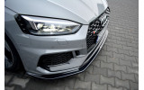 Тюнінгова накладка переднього бампера Audi RS5 F5 Coupe / Sportback вер.2